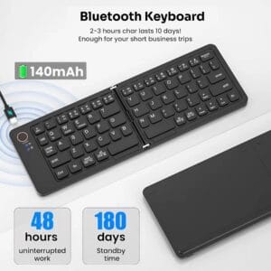 Folding- Pocket- Bluetooth -Keyboard