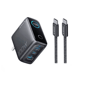 Anker 100W fast charger GaN 3 port laptop mobile charger Bangladesh