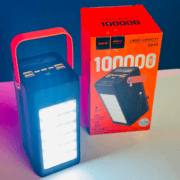Hoco DB49 100000mAh power bank with 22.5W fast charging and built-in cables