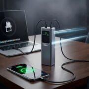 GearUP PB100 power bank 100W 20000mAh fast charging laptop power bank Bangladesh