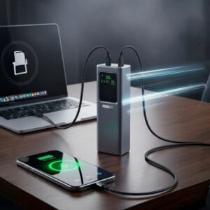 GearUP PB100 power bank 100W 20000mAh fast charging laptop power bank Bangladesh