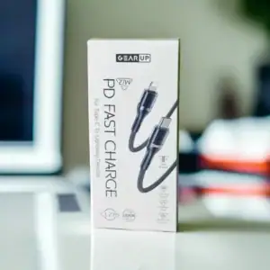 GearUP CL2715 Type C to Lightning cable 27W PD fast charging iPhone cable Bangladesh
